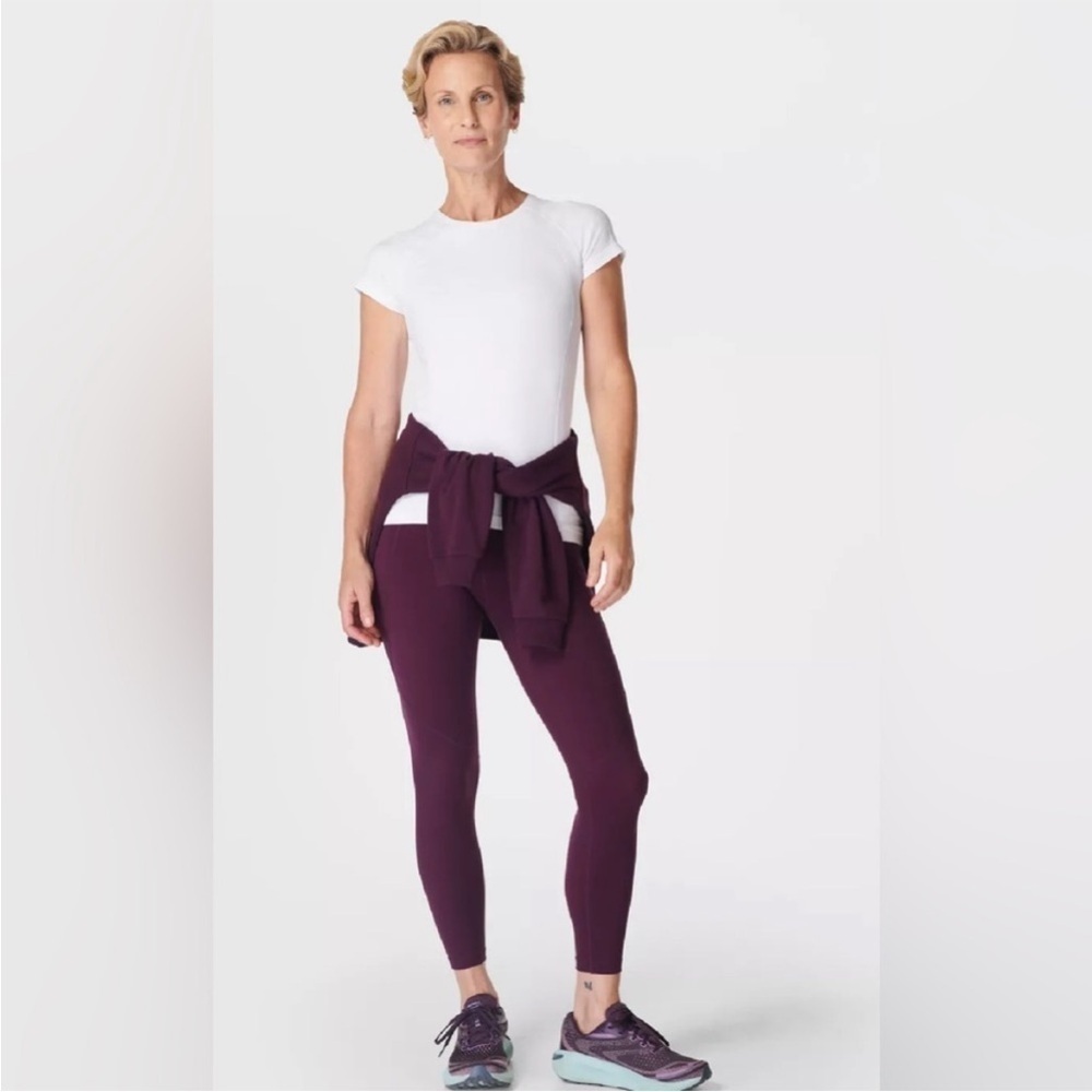 SWEATY BETTY 
Power 7/8 High-Rise Stretch-Woven Leggings